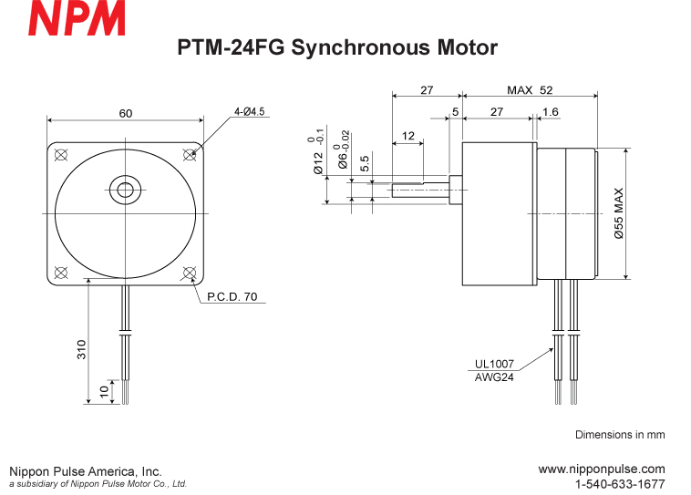 PTM-24FG(1/5) system drawing